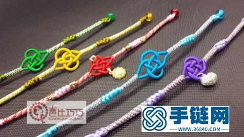 中國結編織雙錢結手繩圖解（含繞線教程）