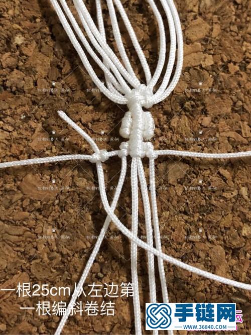 圣誕雪花階梯小掛件飾品的詳細制作圖解