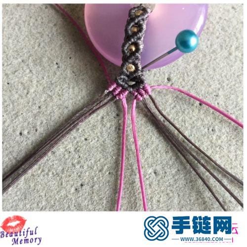 粉玉髓平安扣蜻蜓款相連的詳細制作教程