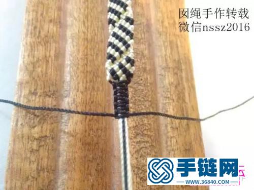 中國結編織制作的男款手繩教程