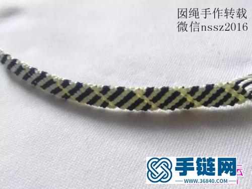 中國結編織制作的男款手繩教程