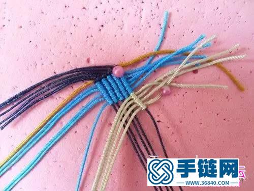 中國結(jié)編織民族風耳環(huán)的方法圖解