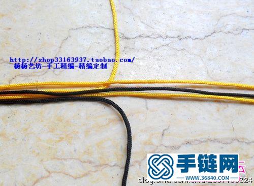 四面佛十股辮手鏈的編法