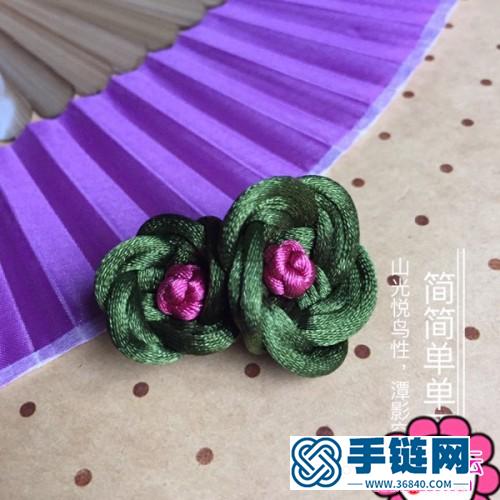 簡單小花胸針的制作方法