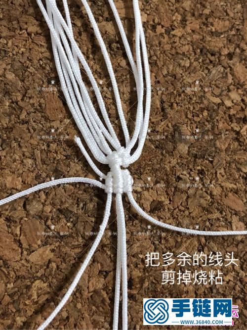 圣誕雪花階梯小掛件飾品的詳細制作圖解