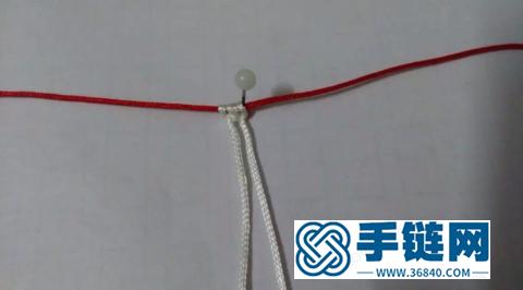 中國結斜卷結編制項鏈掛飾教程