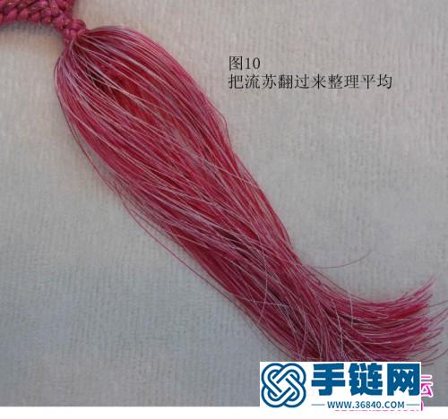 用人造冰絲制作流蘇的方法圖片