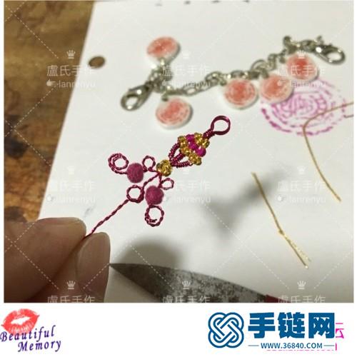 結繩與繞線結合的迷你耳環的詳細制作教程