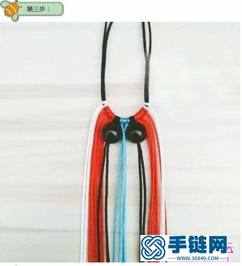 繩編金魚流蘇掛飾的詳細制作圖解