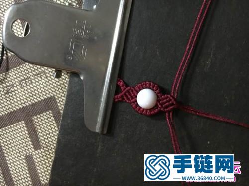 玉線硨久磲串珠手鏈的詳細編織教程