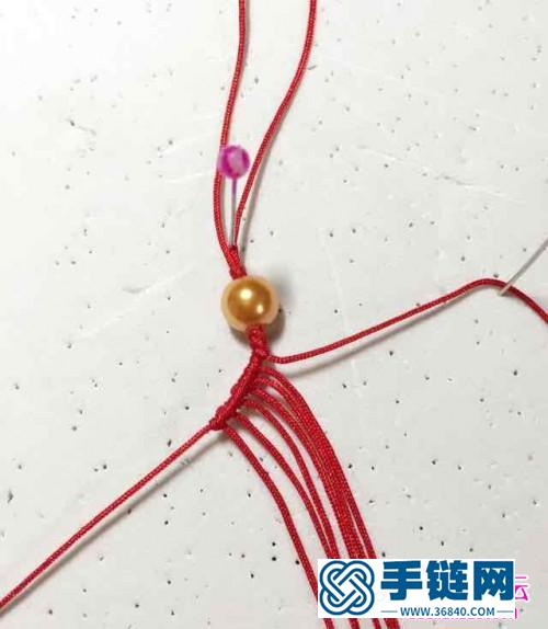 中國(guó)結(jié)羽韻戀花吊墜的詳細(xì)制作教程
