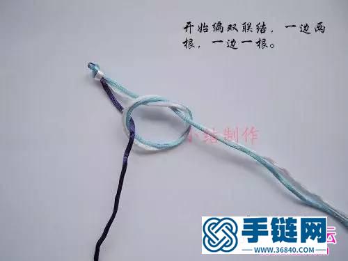 中國結編織的大眼娃娃吊飾圖解