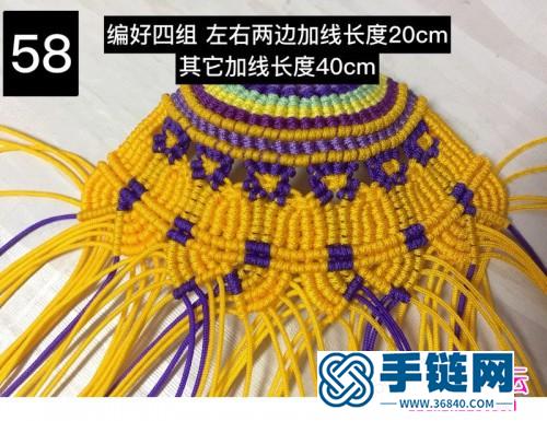 繩編鳳冠花嫁之金陵雀掛飾的詳細制作圖解