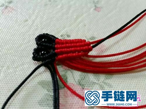 中國結蝴蝶胸針的編制方法步驟