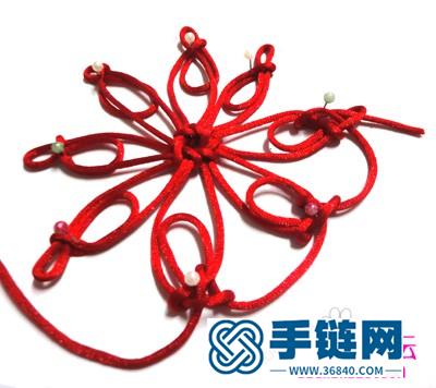 中國結編結制作的團錦結精美杯墊教程