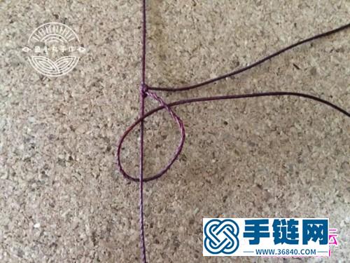 繩編福祿雙至鑰匙扣掛件的制作圖解