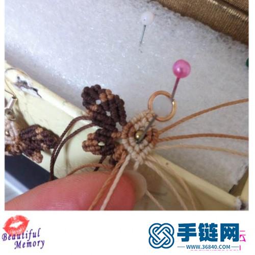 蠟線蝴蝶耳環的制作方法