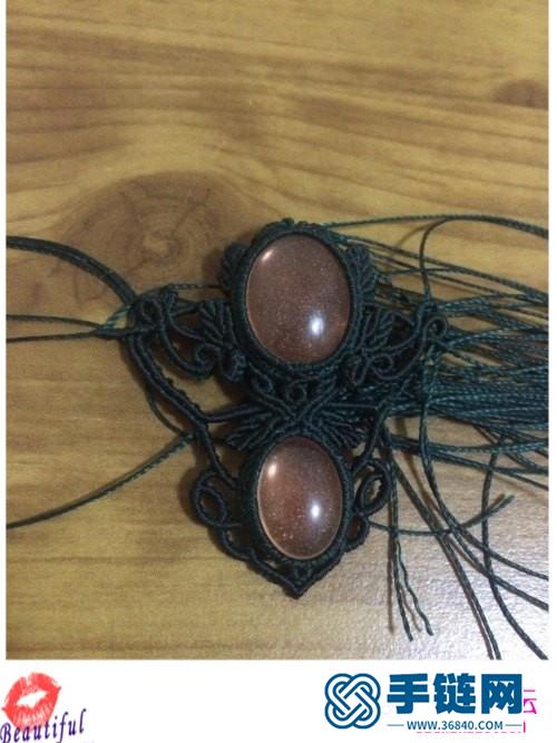 蠟線(xiàn)粉晶包石綠項(xiàng)鏈的詳細(xì)制作教程