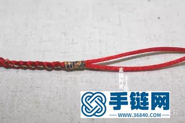 中國結編織制作鴻佑轉運珠手繩教程