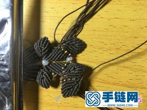 繩編春藤平安扣項鏈的詳細編織教程