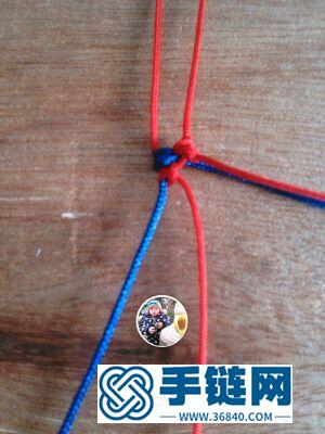 玉線包硬幣情侶項鏈的制作方法