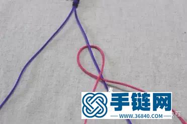中國結編織四股辮的方法圖解