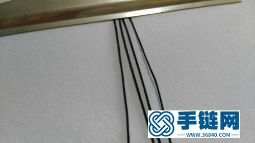 中國結編織制作的赤橙黃雙翅蝴蝶圖解