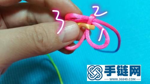 中國結繩編蝴蝶掛飾的方法