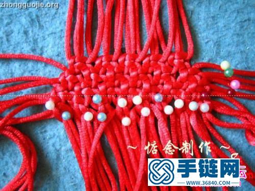 中國結娃娃鞋的制作方法