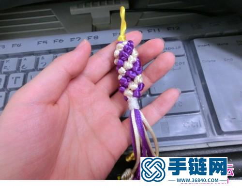 中國結小鑰匙鏈的制作步驟圖