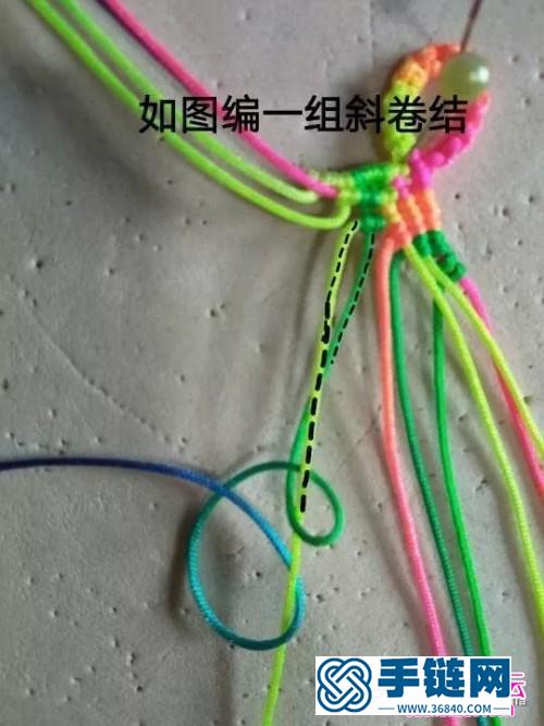 玉線心形手鏈的詳細制作圖解