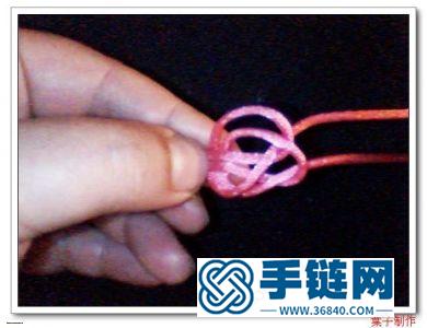 中國結編織花朵吊墜小掛件教程