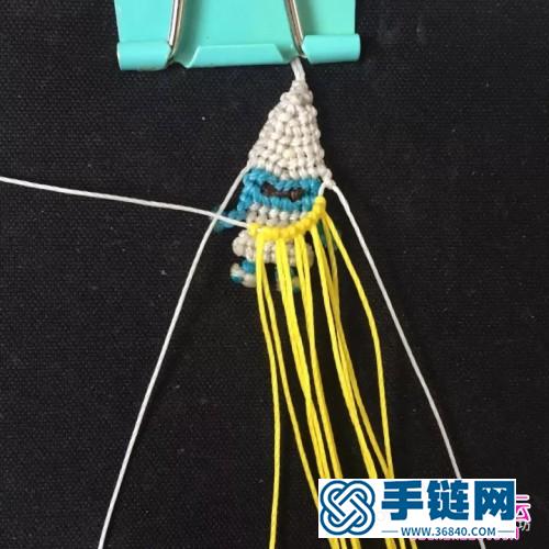 藍妹妹小矮人繩編掛飾的詳細制作方法