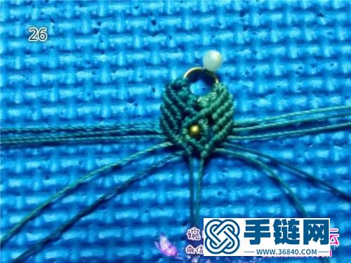 中國結(jié)編織青檸耳墜圖解（婉柔手作）