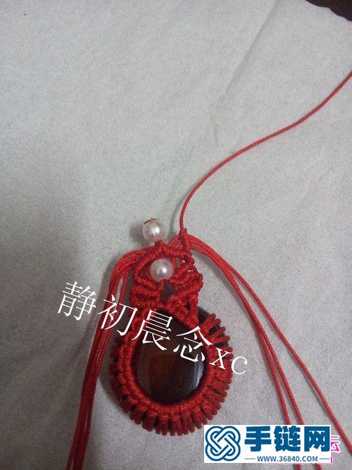 線，珠子制作包石頭珍珠項鏈教程