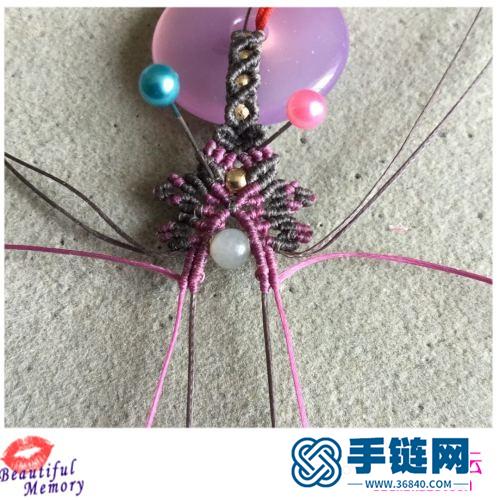 粉玉髓平安扣蜻蜓款相連的詳細制作教程