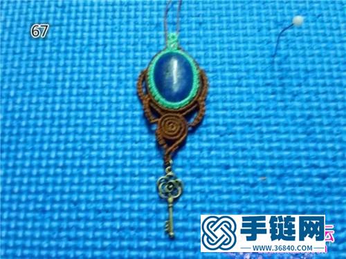 中國結編織魔仙吊墜的方法圖解（婉柔手作）
