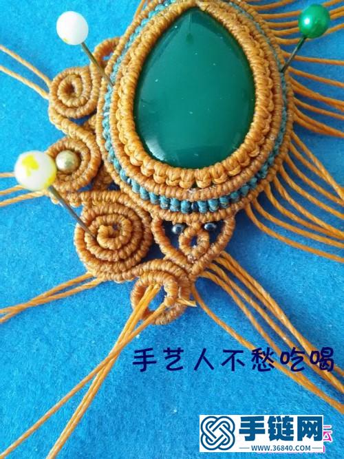 卷卷水滴項鏈墜的詳細制作教程