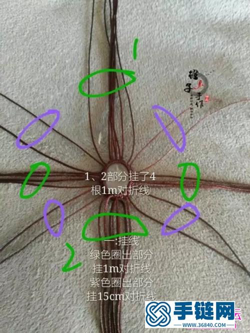 玉線包石頭手鐲的制作方法
