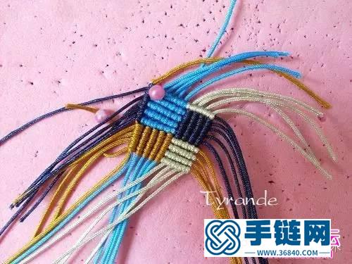中國結(jié)編織民族風耳環(huán)的方法圖解
