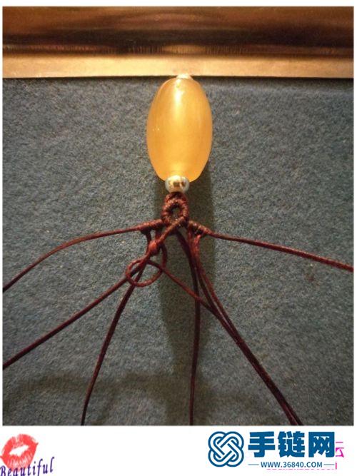 繩編玲瓏心手鏈的詳細制作教程