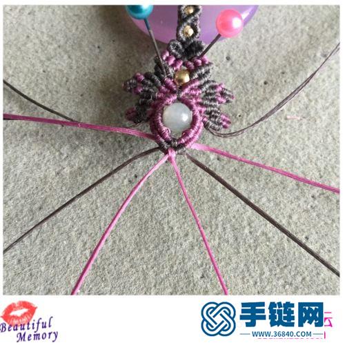 粉玉髓平安扣蜻蜓款相連的詳細制作教程