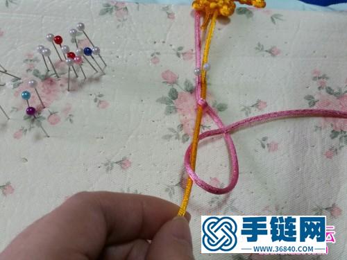 中國結蝴蝶胸針的編制方法步驟