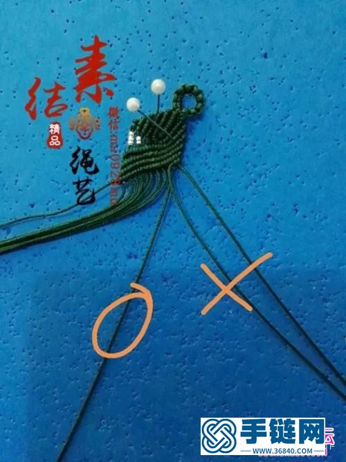 中國(guó)結(jié)編織樹(shù)葉手繩教程
