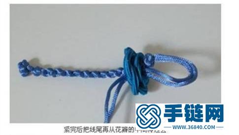 玫瑰花手鏈的制作教程