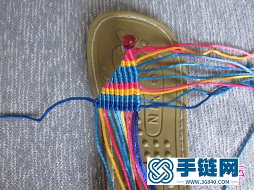 一步步教你熱帶天使魚拖鞋的詳細編制教程