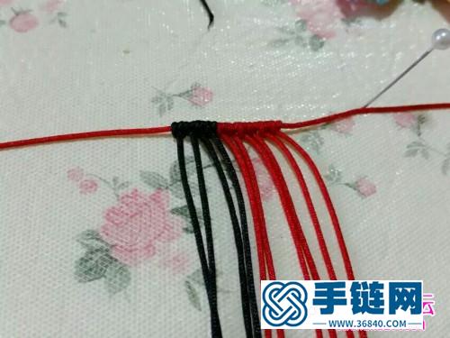 中國結蝴蝶胸針的編制方法步驟