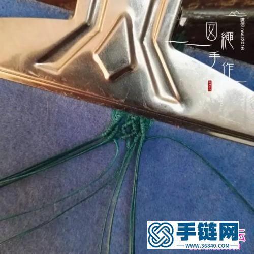 中國結編織蠟線手繩方法圖解