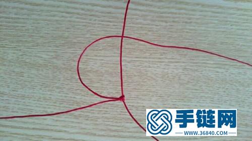 中國結編織銀珠手鏈的方法圖解