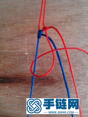 玉線包硬幣情侶項鏈的制作方法
